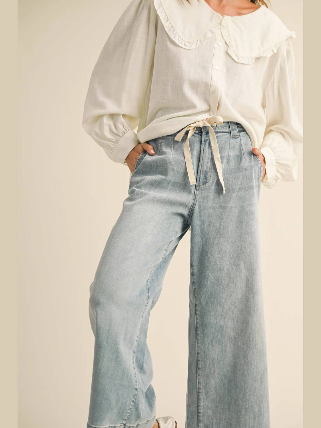 Miou Muse - Tie Front Pants