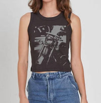 Girl Dangerous - Chopper Ribbed Tank Top