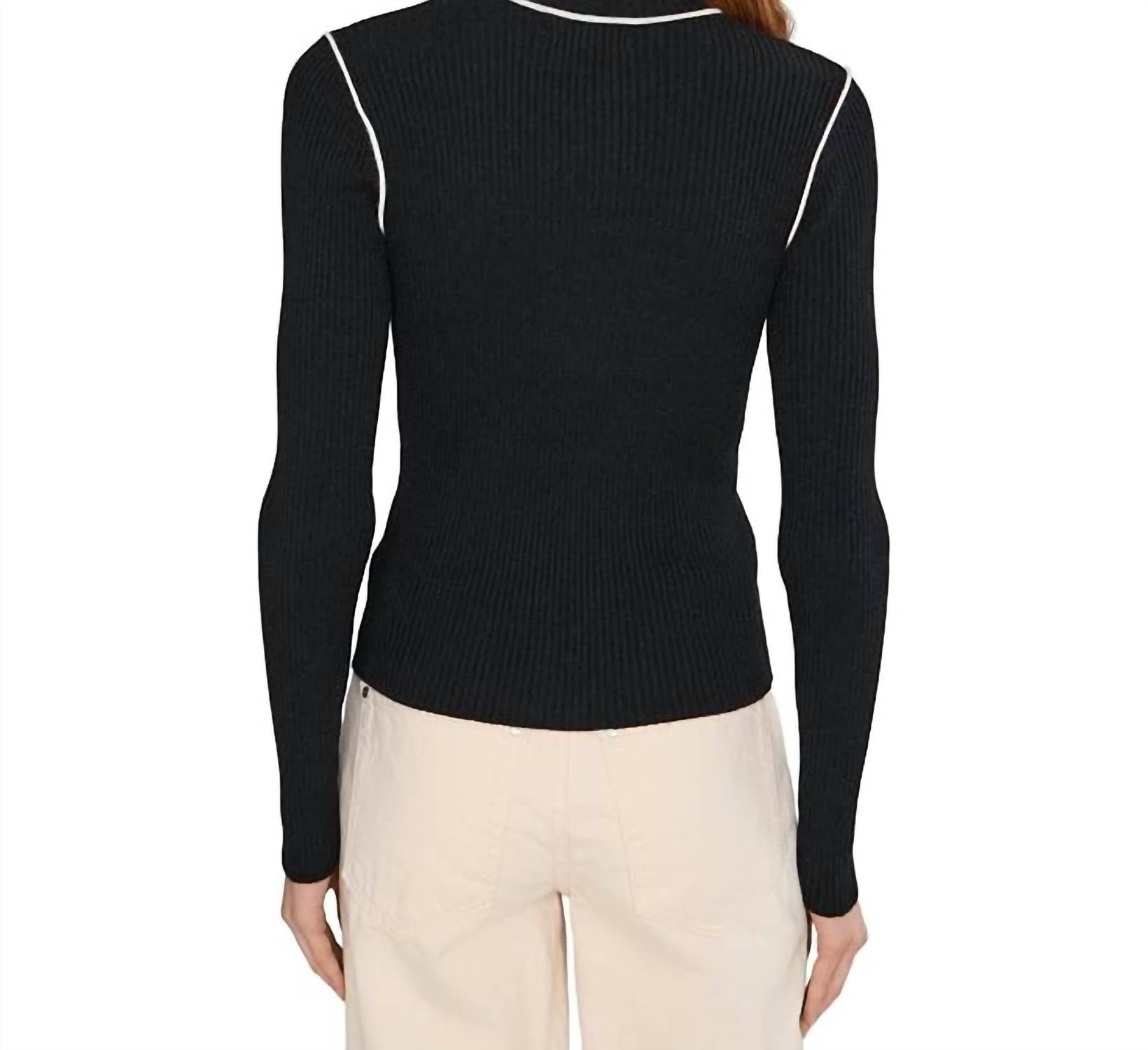 Sanctuary - Sporty Rib Zip Up Top