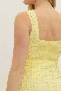 Entro - Dylan Eyelet Midi Dress