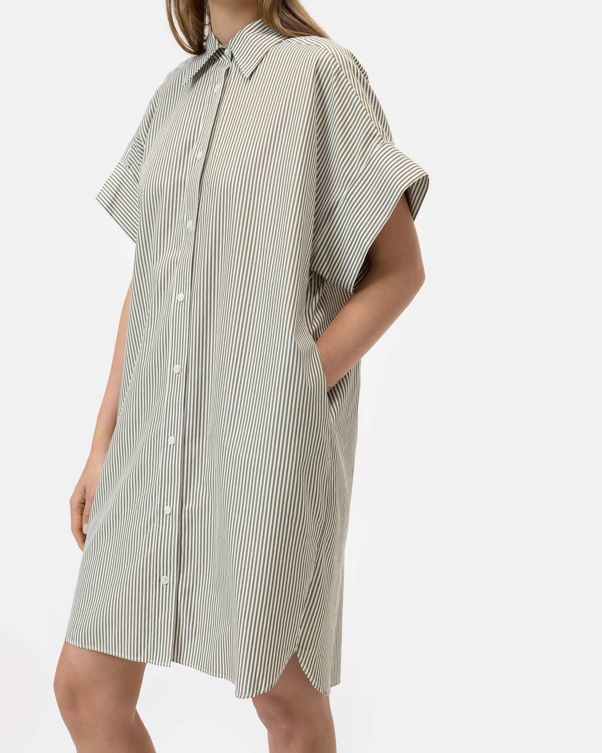Closed - Striped Shirt Dress