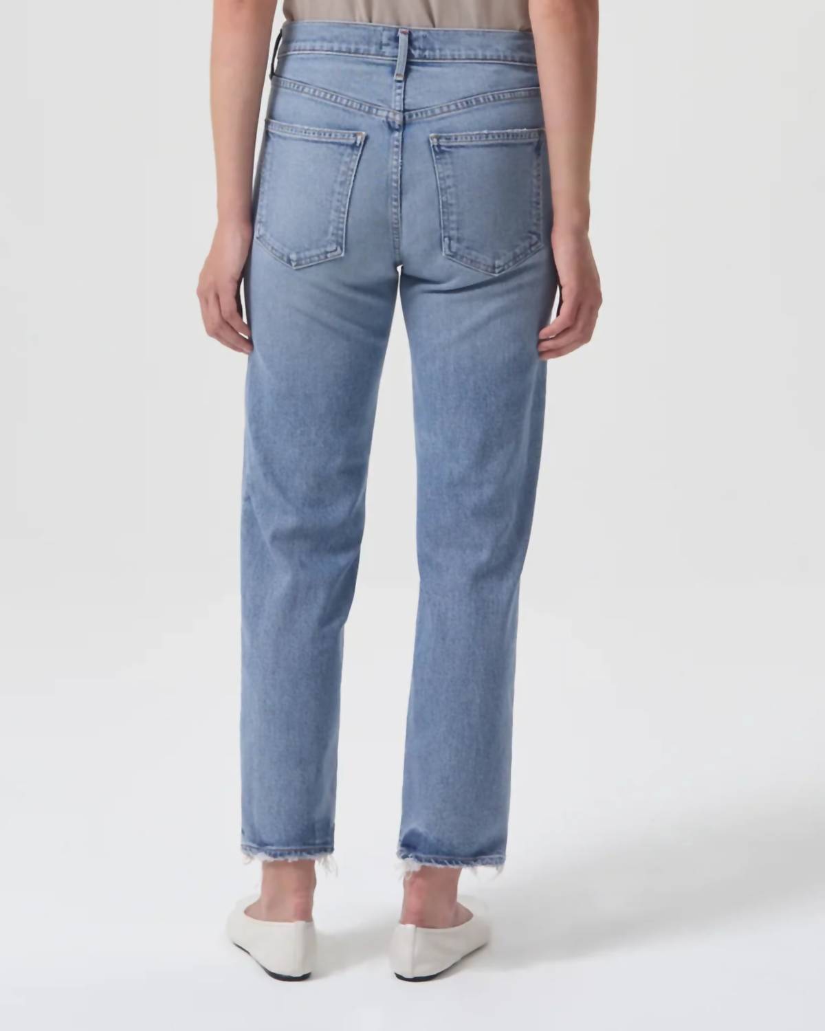 Agolde - Women's Kye Mid-rise Stretch Straight-leg Jeans