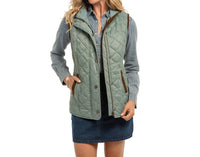 Madison Creek Outfitters Vista Quilted Nylon Vest in topaz - women's jacket - alternate view