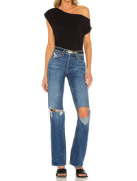 Lblc The Label - Marley Off The Shoulder T-shirt