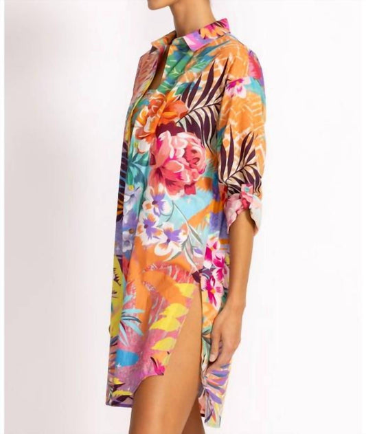 Johnny Was - BUTTON DOWN SHIRT DRESS