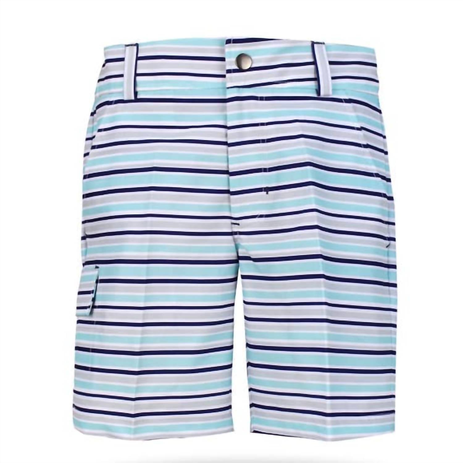 Turtles And Tees - Boy's Conor Golf And Tennis Cargo Shorts