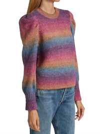 Design History - Rainbow Puffed Sleeve Sweater