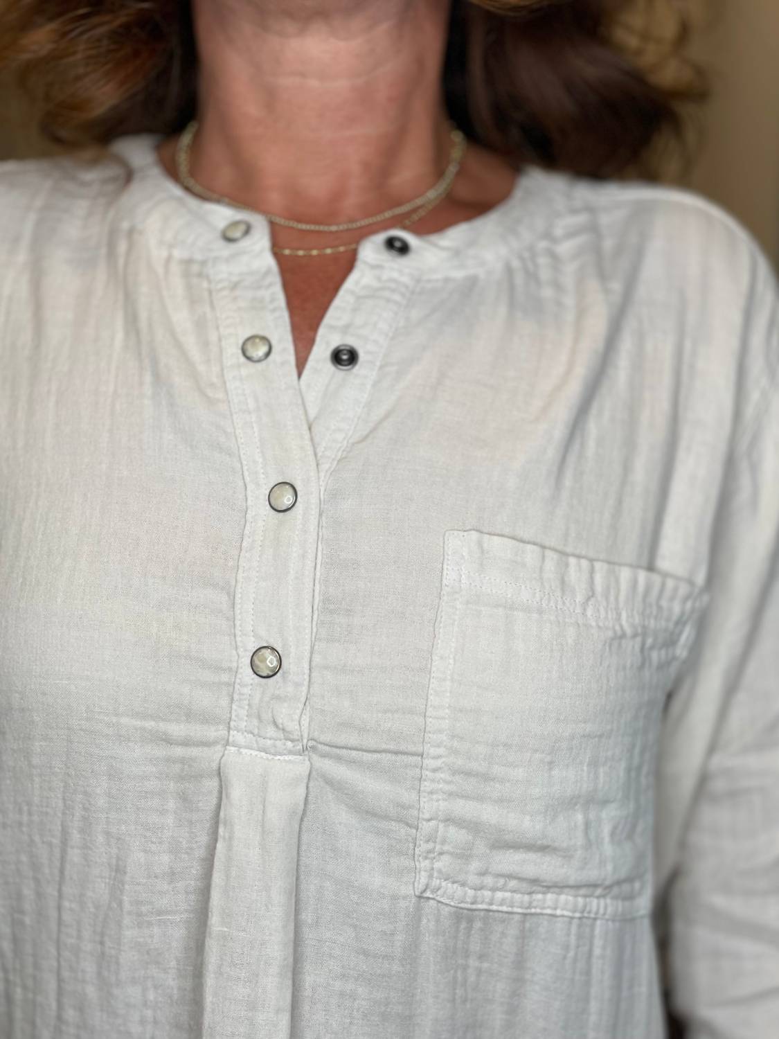 Dylan - Kenzie Top with Snap Placket