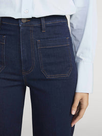 Frame - Anchor Wide Leg Denim Jeans