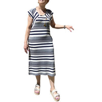 Guitare - Short Sleeve Round Neck Dress