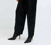 Bella Dahl - Pull On Slouchy Trouser With Elastic Waist and Tie
