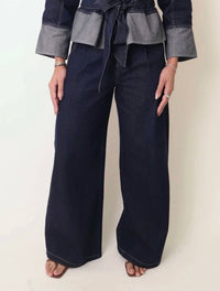 Gracia - Wide Leg Cotton Pant