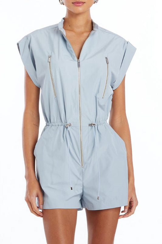 Amanda Uprichard - NEVILLE SHORT SLEEVE ROMPER