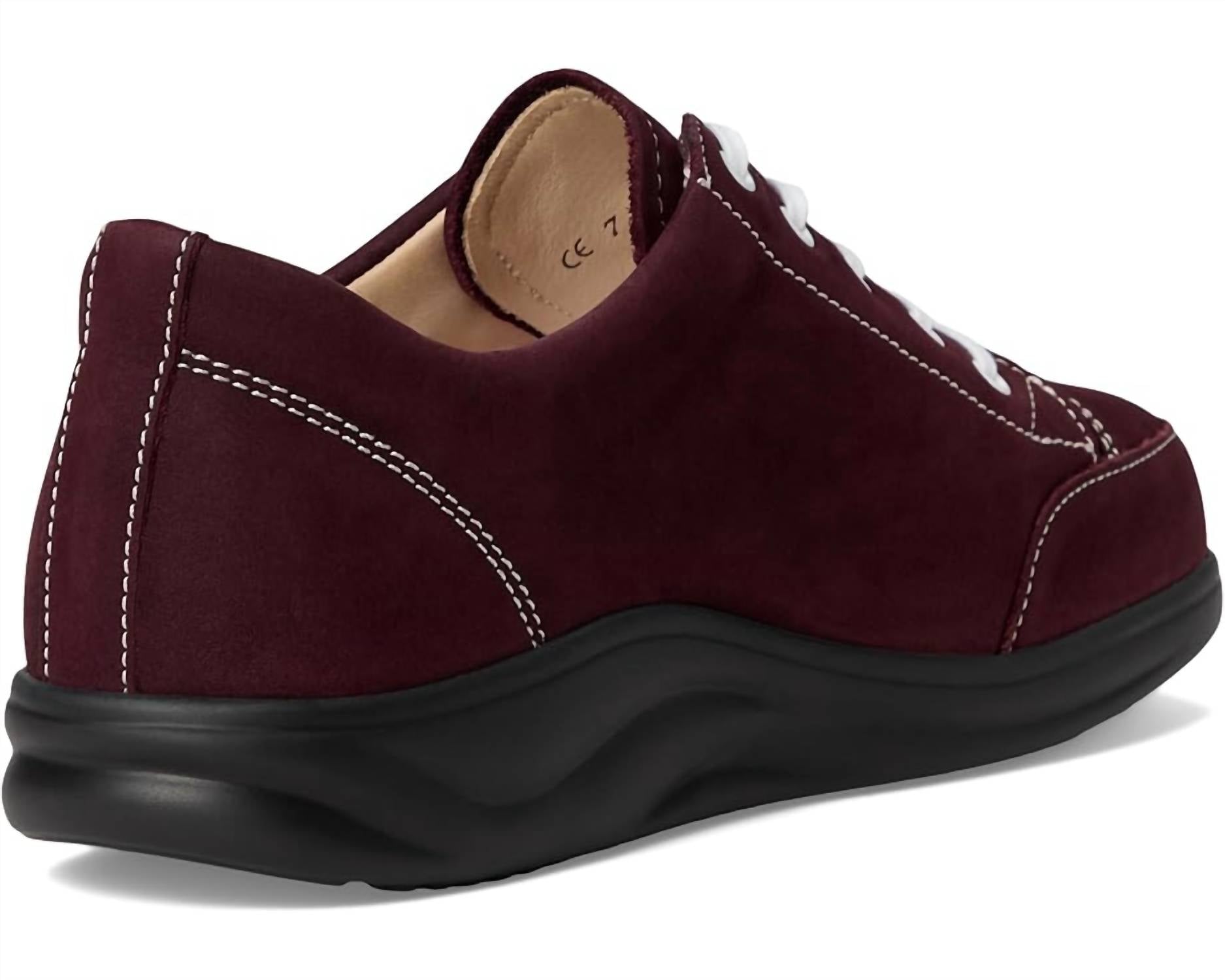 Finn Comfort - Women's Ikebukuro Lace Up Leather Sneaker