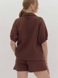 Entro - Quilted Pullover Top