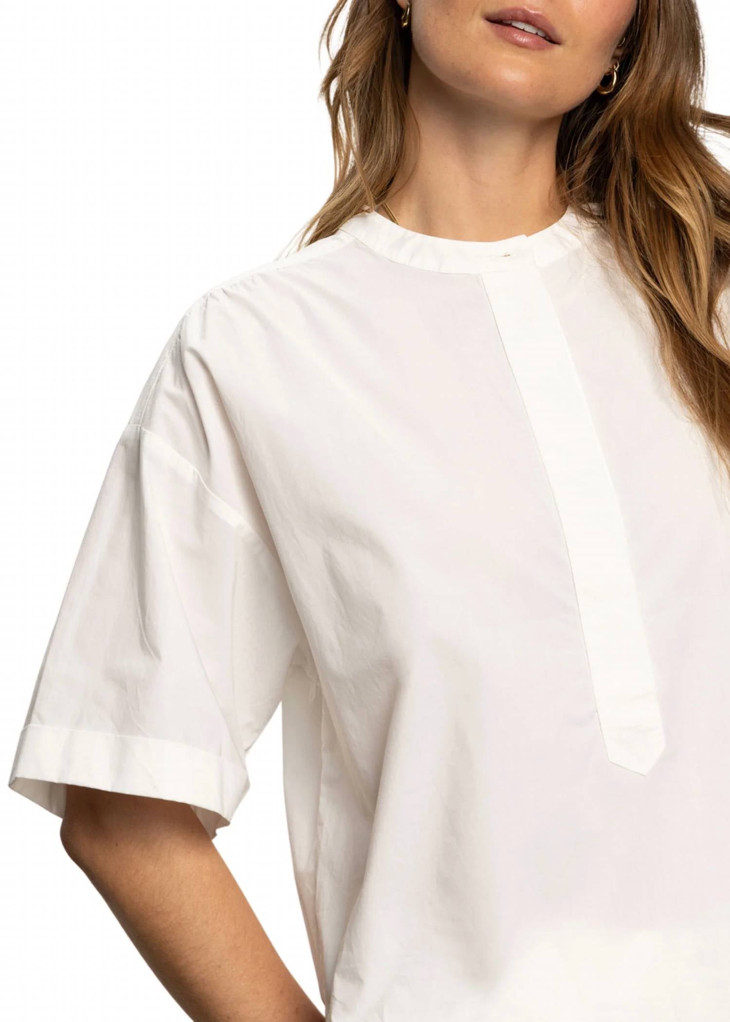 Sanctuary - Relaxed Short Sleeve Popover