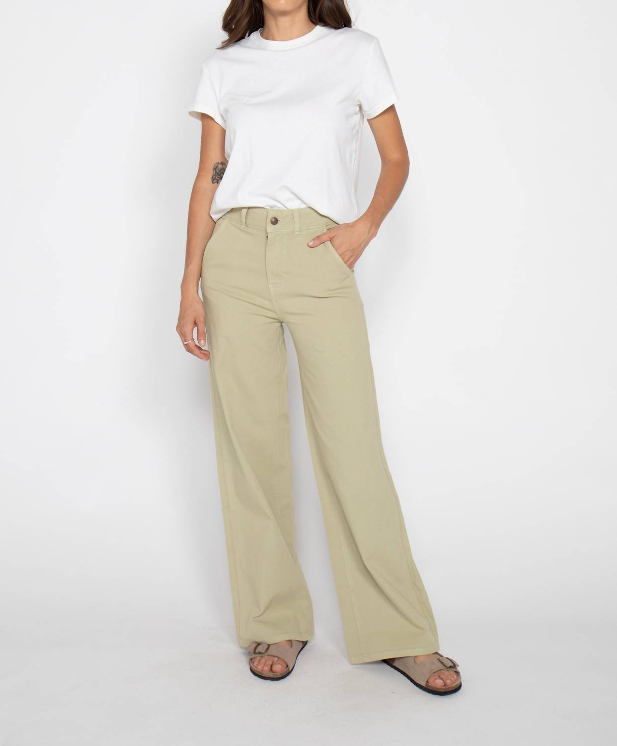 Oliver Logan - Flora Stretch High Rise Trousers