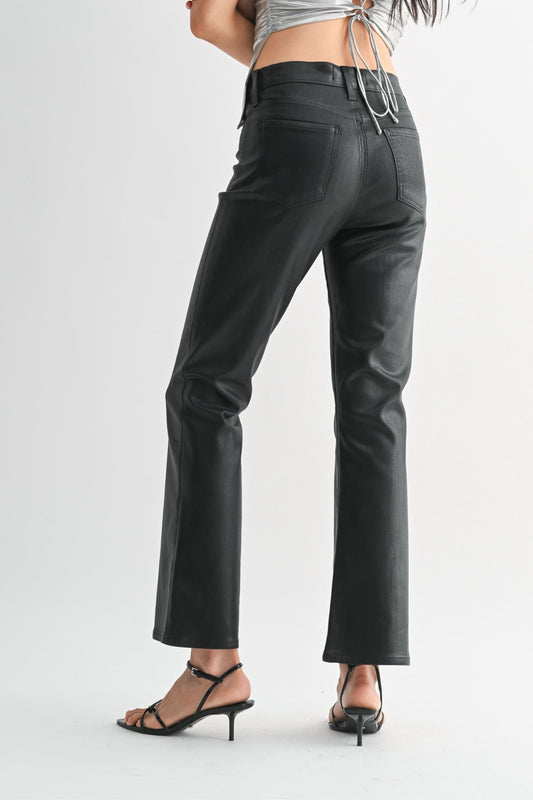Just Black Denim - Aster Slim Cropped Bootcut Jeans