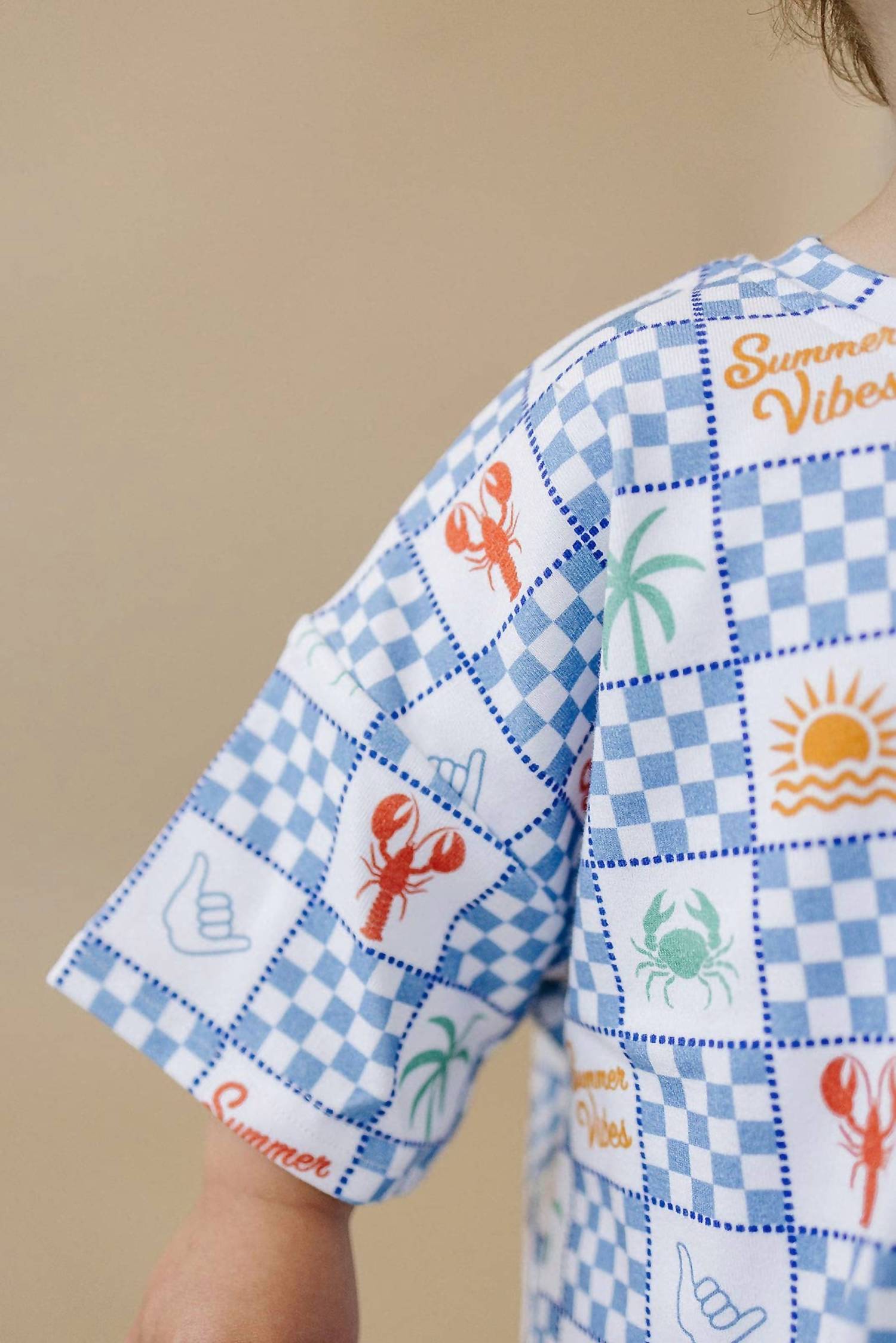 Lucky Panda Kids - Kids Ocean Life Short Set