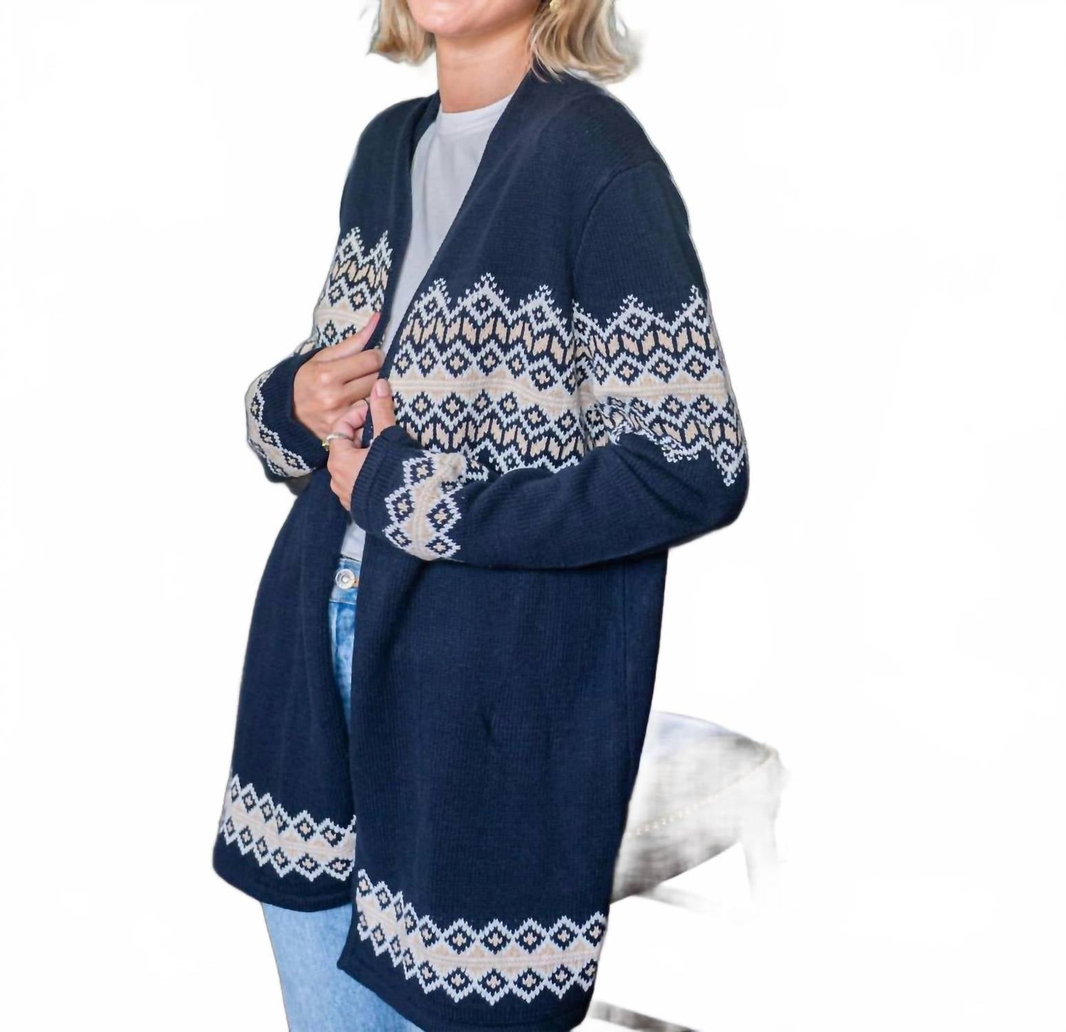 Sail To Sable - Tie Front Cardigan