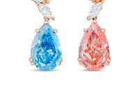 Diana M Jewels - Women's Pear Lab-Grown Diamond Stud Earrings (7.00 Ct TCW) - Elegant