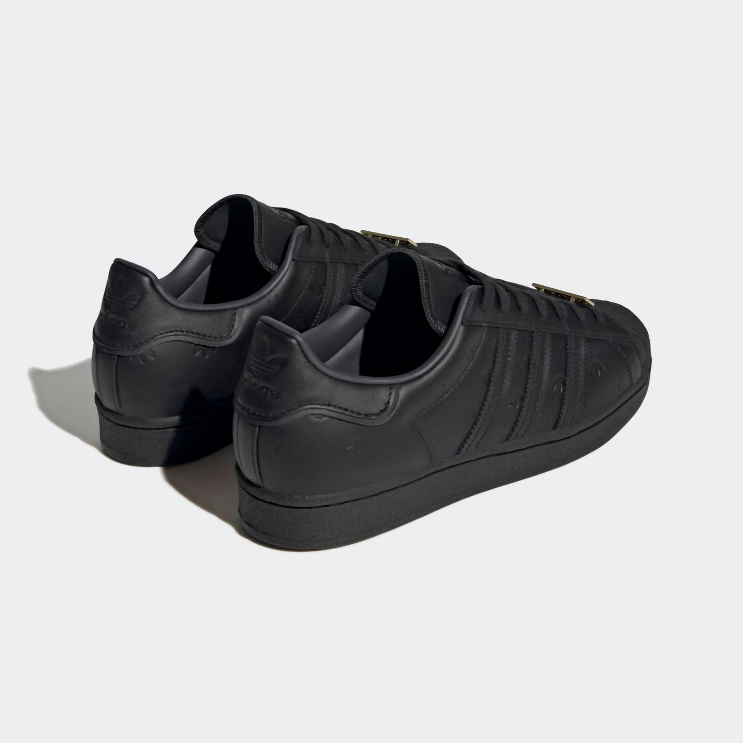 adidas Men's Carbon Low Top Leather Comfort Lace Up Sneaker in black - men's sneaker - view 4