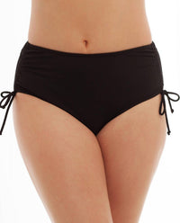 Caribbean Joe - Back Plus Size Adjustable Side Tie Tankini Bottom