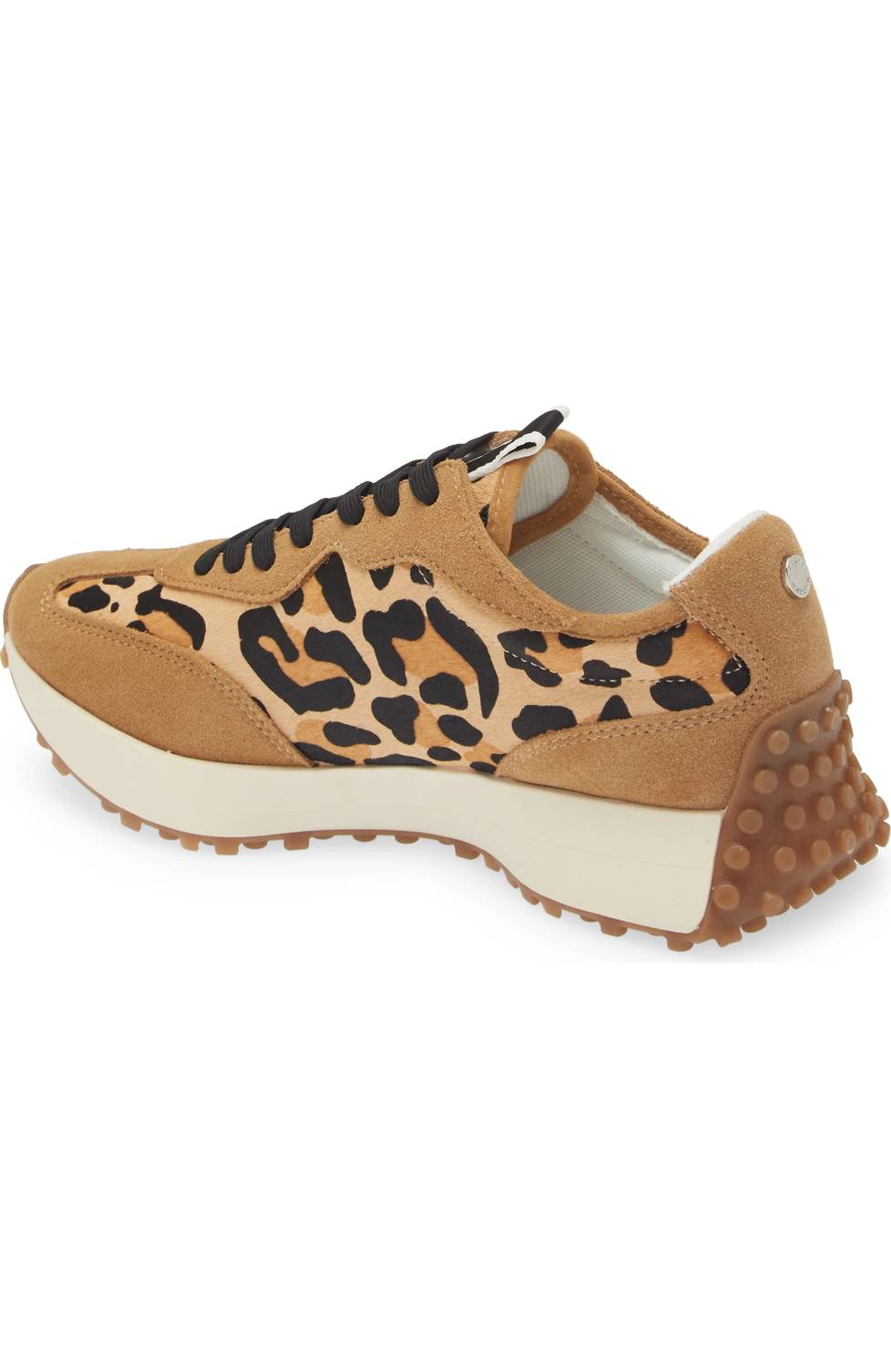 STEVE MADDEN Women's Leo Runner Sneaker in tan - women's sneaker - alternate view
