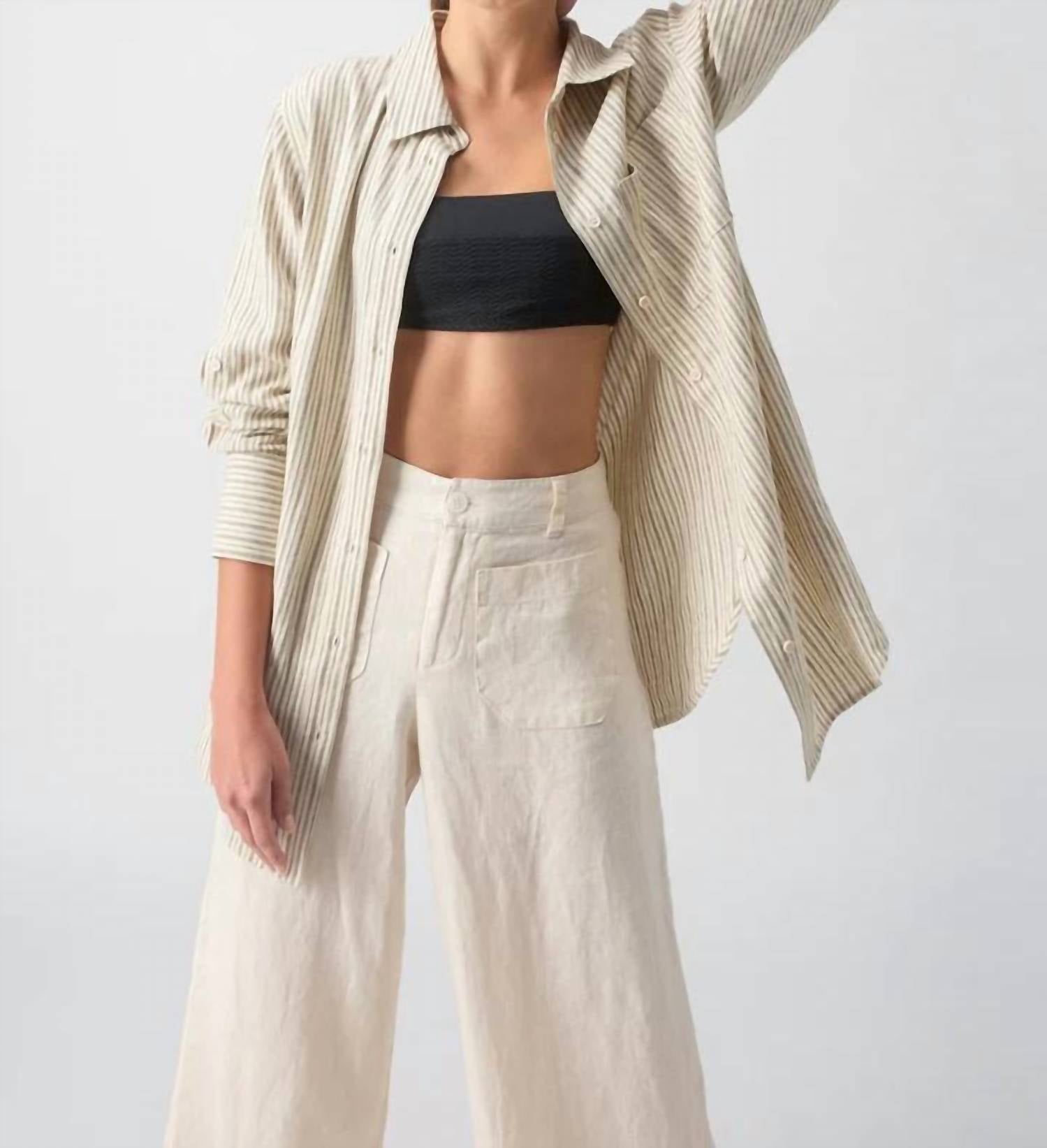 Sanctuary - Long Line Pocket Shirt