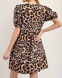 Ee:Some - Ribbon Tie Front Mini Dress