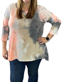 Honeyme - Tie Dye 3/4 Top