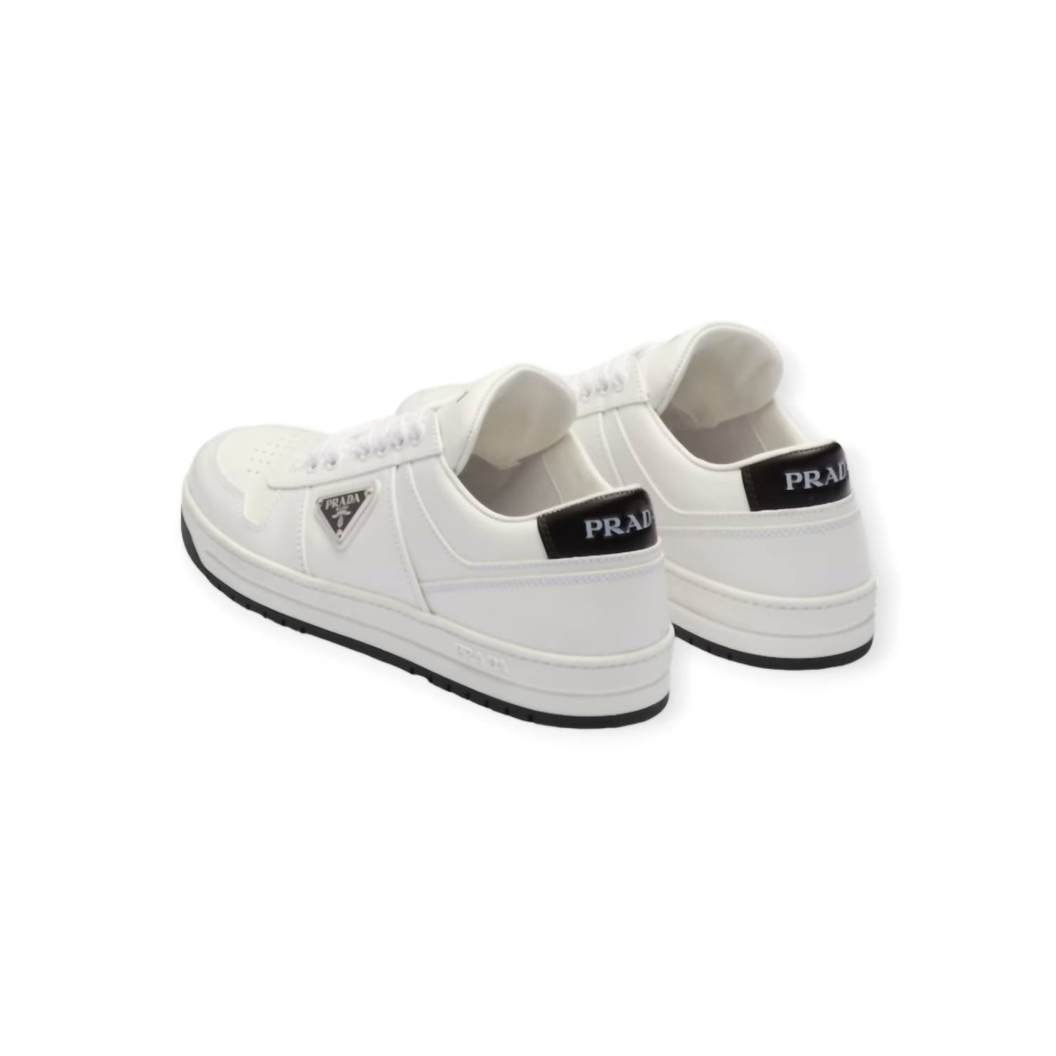 Prada - Women's Downtown Perforated Leather Sneakers