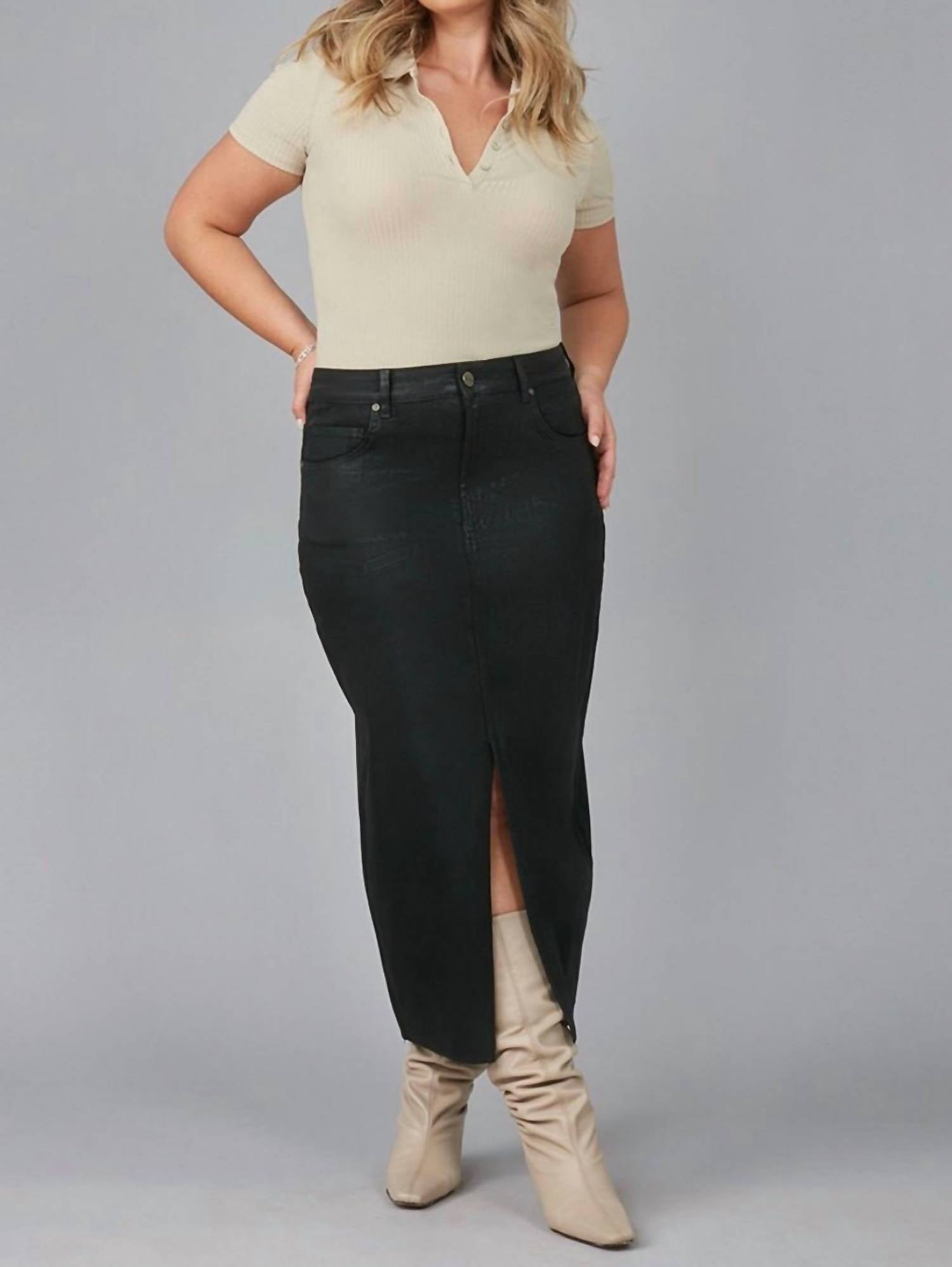 Lola Jeans - Halston High Rise Maxi Skirt