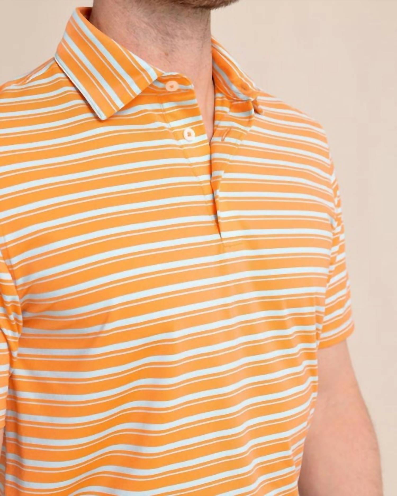 Southern Tide - brrreeze Pearl Cove Stripe Polo