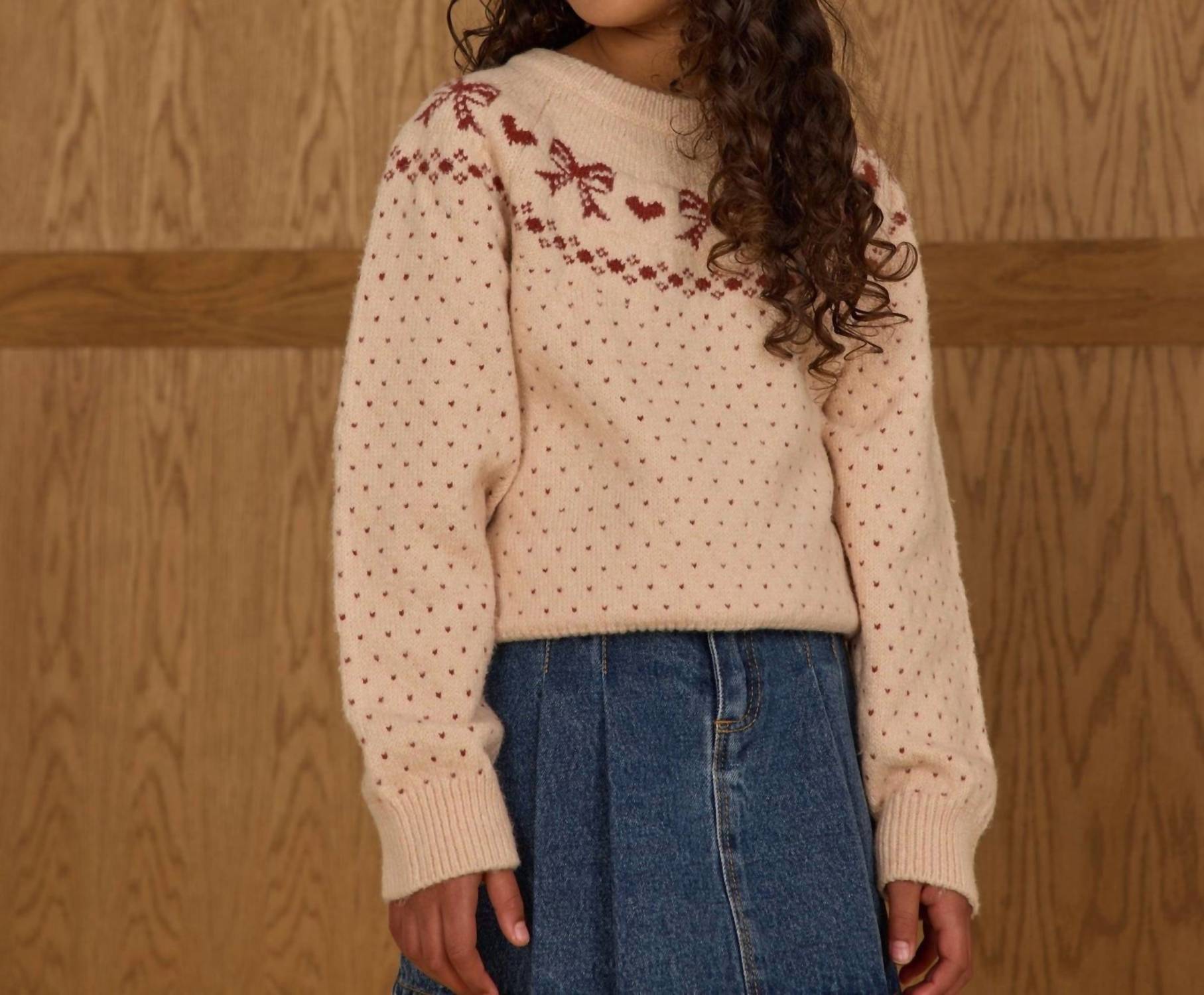 Rylee + Cru - Girl's Fair Isle Sweater