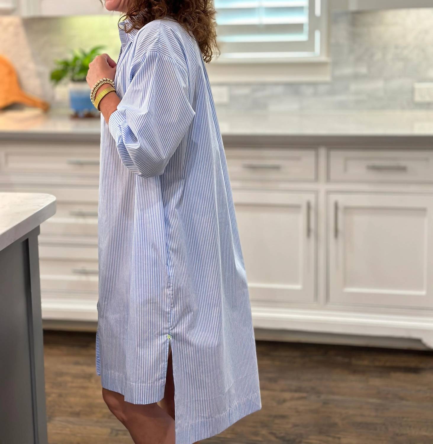 Caryn Lawn - Janie House Mini Shirt Dress