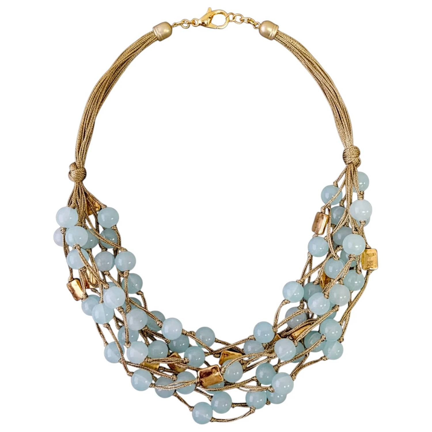 Bijoux Envie - Women's Chunky Beaded Necklace