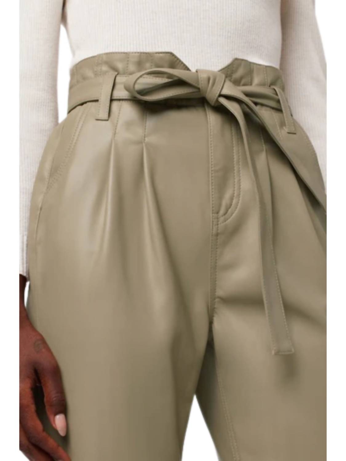Hudson - Remi High Rise Paper Bag Ankle Pants