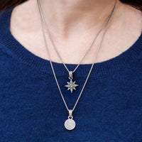 Tat2 Designs - Women's Pave Disc Necklace