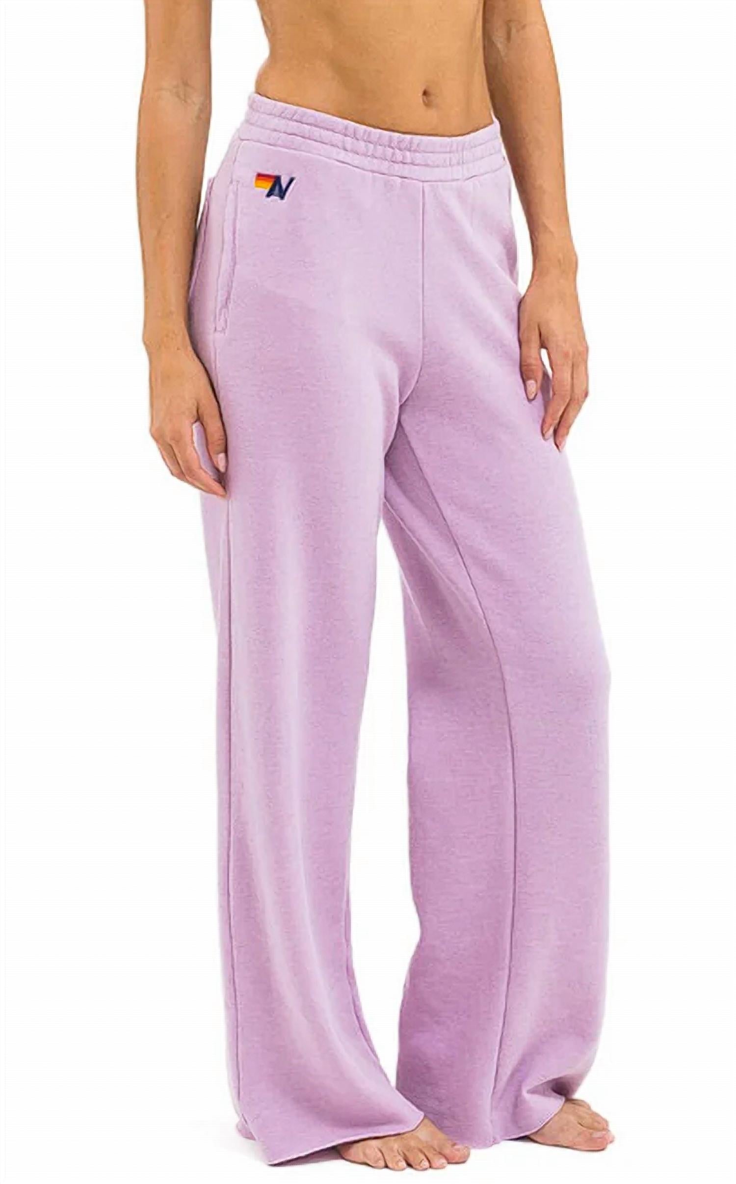 Aviator Nation - 5-stripe Wide Leg Sweatpants
