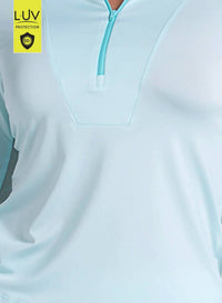 Lucky In Love - Free Play Zip Long Sleeve Top