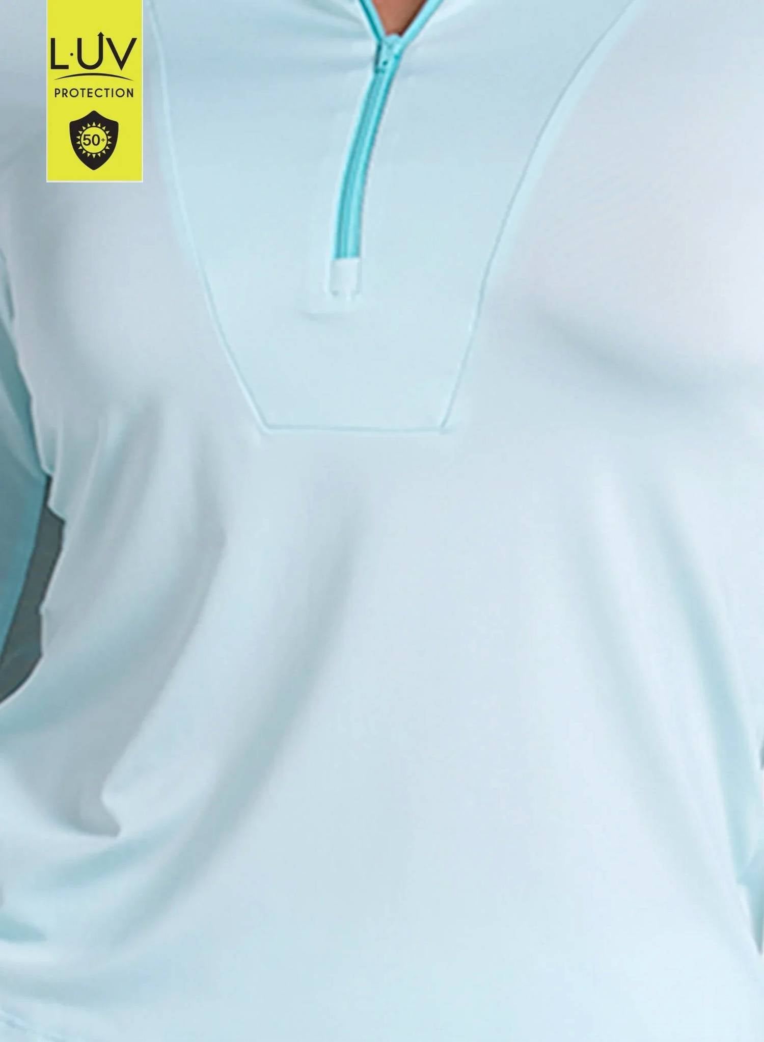 Lucky In Love - Free Play Zip Long Sleeve Top