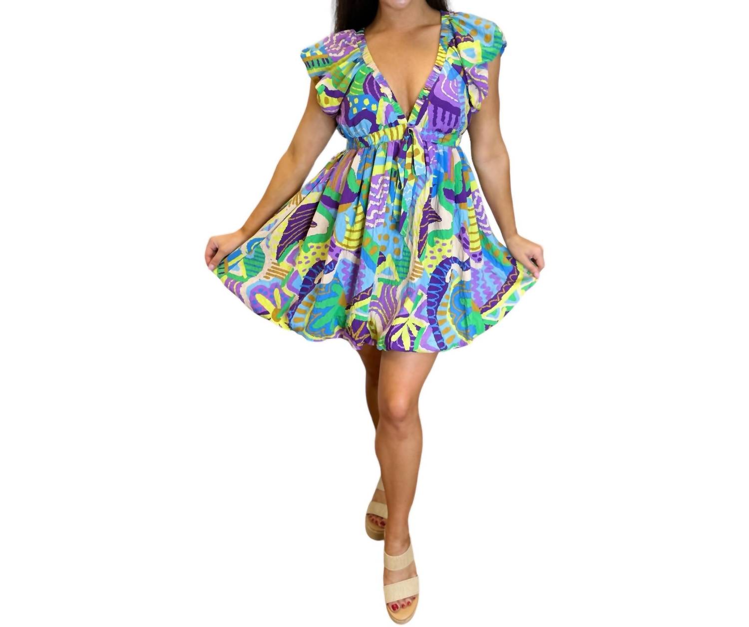 Meet Me In Santorini - Bridgette Mini Dress
