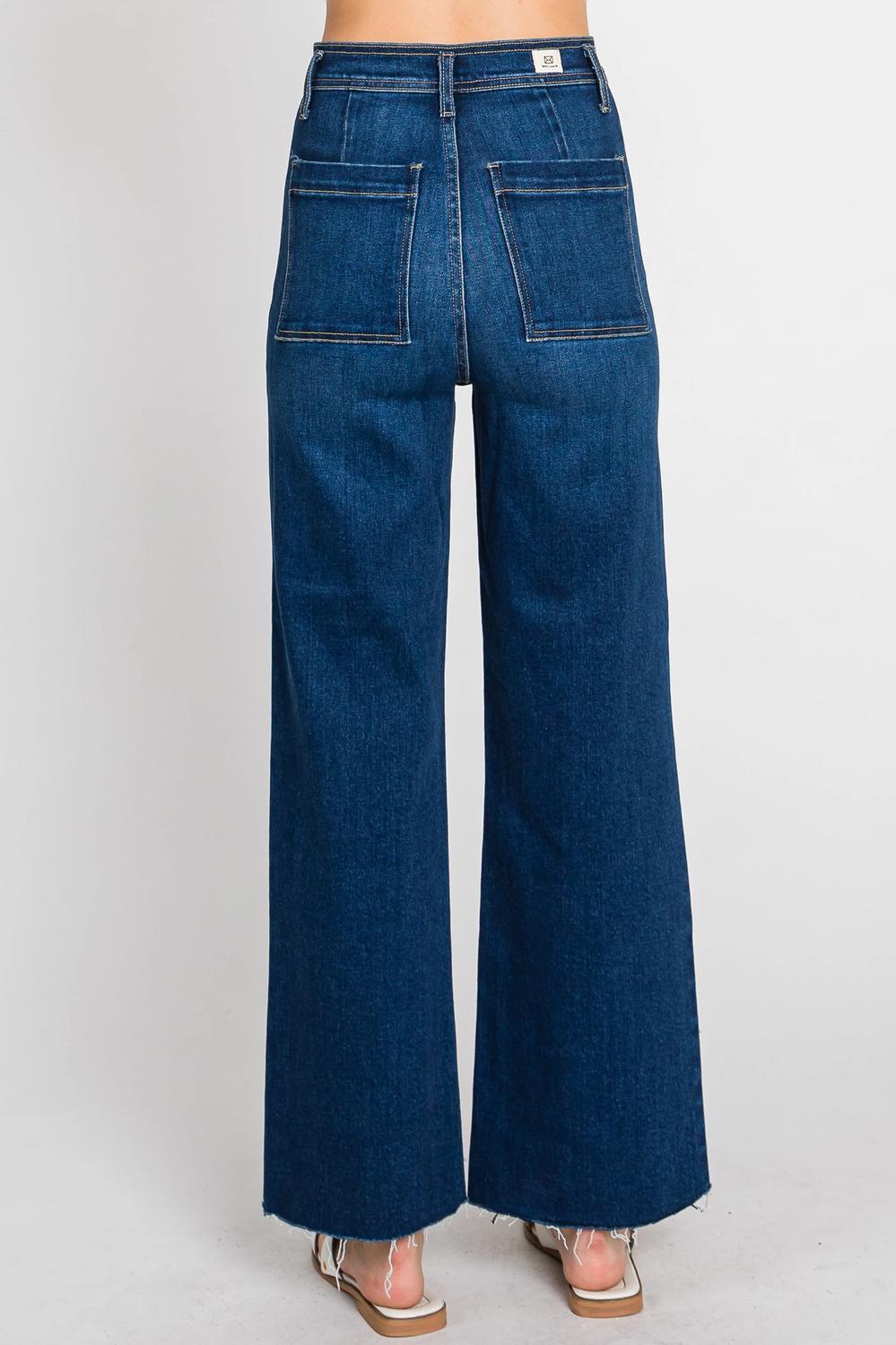 Letter To Juliet - Bianca High Rise A-line Wide Leg Jean