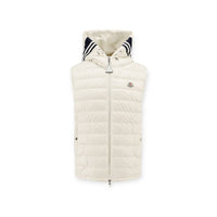 Moncler Down Vest in white - men's jacket - alternate view