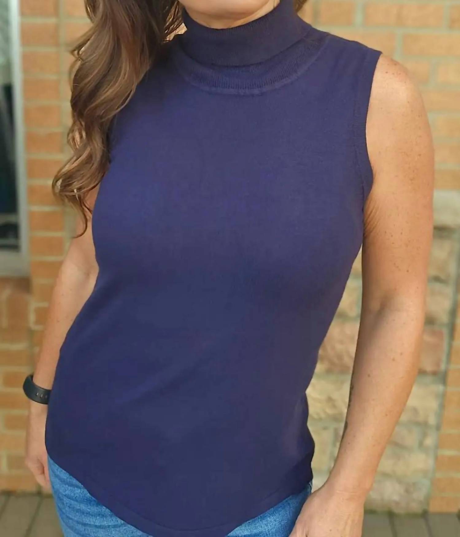 Picadilly - Mock Neck Tank Sweater