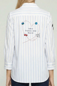 Vilagallo - Safari Embroidered Shirt