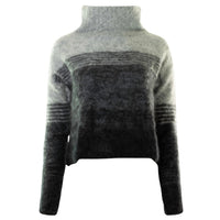 Autumn Cashmere - Fluffy Gradient Mock Sweater