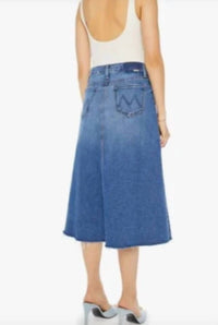 Mother - Circle Midi Fray Skirt