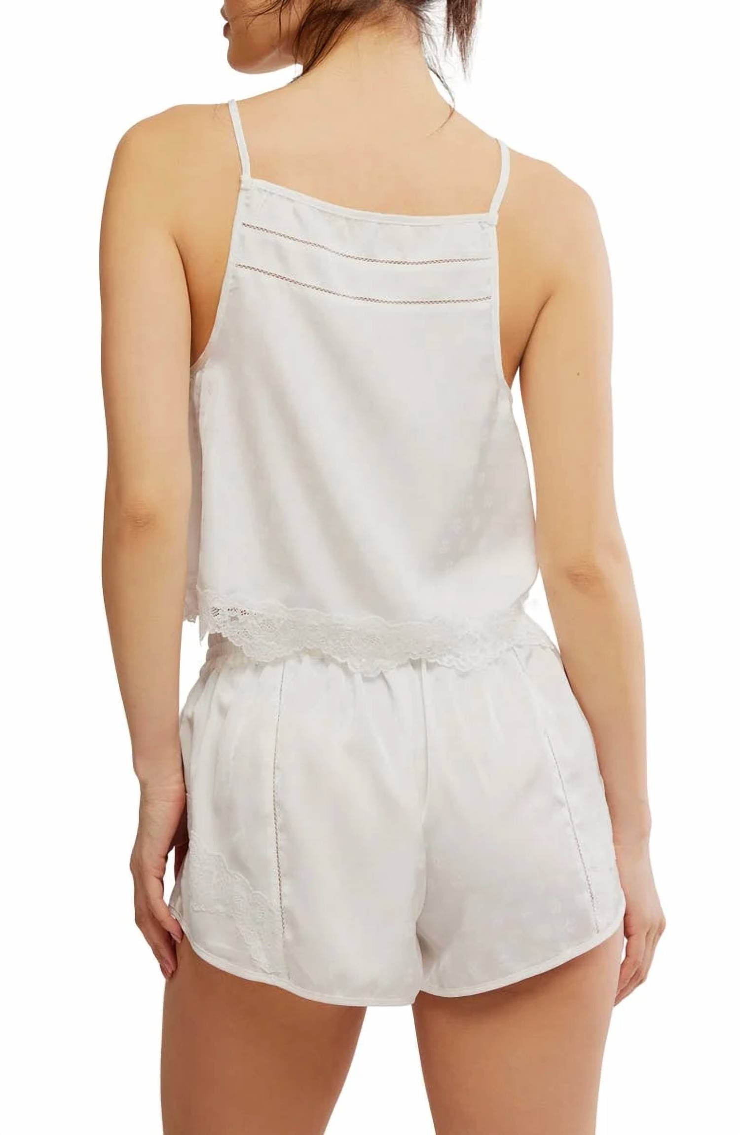 Free People - Women's Midnight Muse Camisole And Boxer Sleep Set